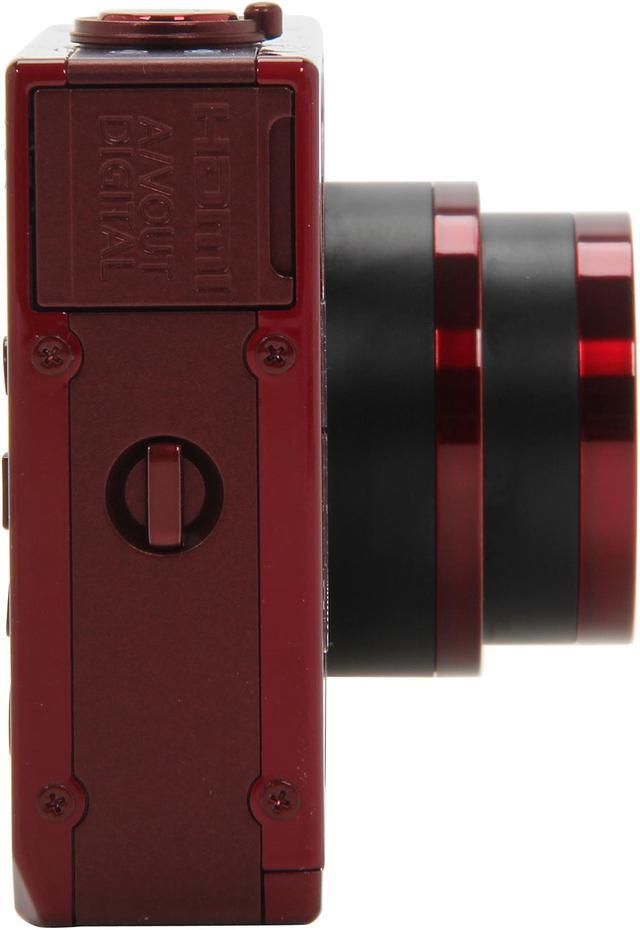 Alt view image 3 of 8 - Canon ELPH 520 HS Red 10.1 MP 12X Optical Zoom 28mm Wide Angle Digital Camera HDTV Output