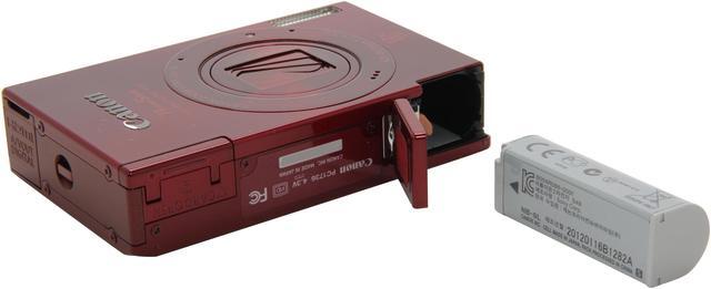 Alt view image 7 of 8 - Canon ELPH 520 HS Red 10.1 MP 12X Optical Zoom 28mm Wide Angle Digital Camera HDTV Output