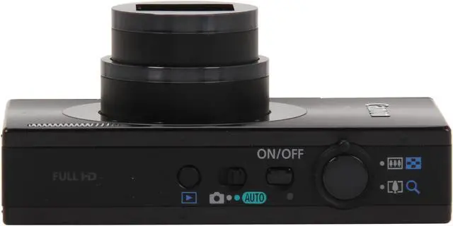 Alt view image 6 of 8 - Canon ELPH 520 HS Black 10.1 MP 12X Optical Zoom 28mm Wide Angle Digital Camera HDTV Output