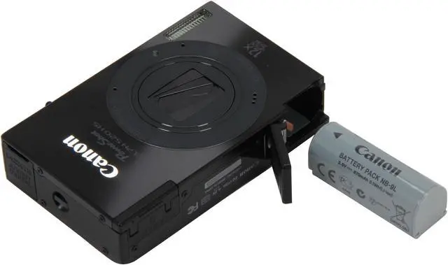 Alt view image 7 of 8 - Canon ELPH 520 HS Black 10.1 MP 12X Optical Zoom 28mm Wide Angle Digital Camera HDTV Output