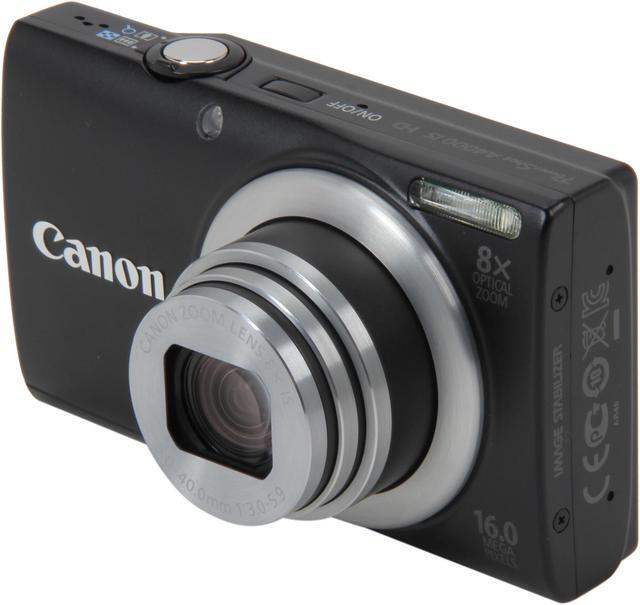 Canon PowerShot A4000 IS Black 16.0 MP 28mm Wide Angle Canon PowerShot A4000 IS Black 16.0 MP 28mm Wide Angle