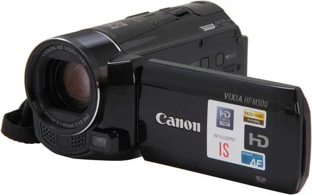 Main image of Canon VIXIA HF M500 (6096B001) Black 1/3" CMOS 3.0" 230K Touch LCD 10X Optical Zoom Full HD Flash Memory Camcorder
