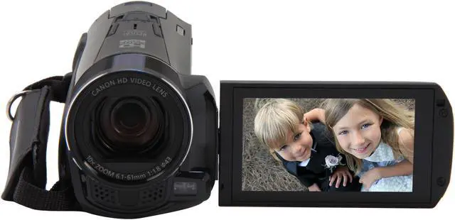 Alt view image 2 of 9 - Canon VIXIA HF M500 (6096B001) Black 1/3" CMOS 3.0" 230K Touch LCD 10X Optical Zoom Full HD Flash Memory Camcorder