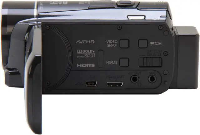 Alt view image 3 of 9 - Canon VIXIA HF M500 (6096B001) Black 1/3" CMOS 3.0" 230K Touch LCD 10X Optical Zoom Full HD Flash Memory Camcorder