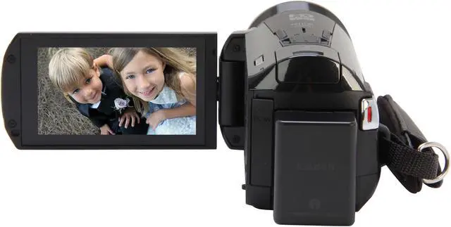 Alt view image 4 of 9 - Canon VIXIA HF M500 (6096B001) Black 1/3" CMOS 3.0" 230K Touch LCD 10X Optical Zoom Full HD Flash Memory Camcorder