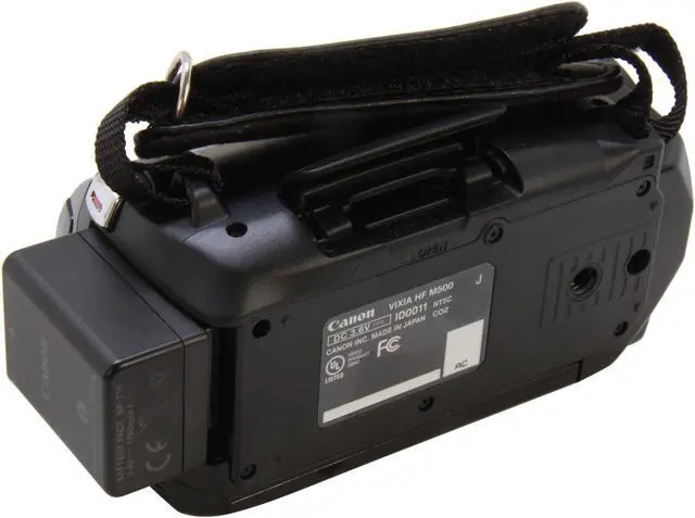 Alt view image 7 of 9 - Canon VIXIA HF M500 (6096B001) Black 1/3" CMOS 3.0" 230K Touch LCD 10X Optical Zoom Full HD Flash Memory Camcorder