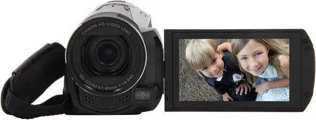 Alt view image 2 of 8 - Canon VIXIA HF M50 (6094B001) Black 1/3" CMOS 3.0" 230K Touch LCD 10X Optical Zoom Full HD Flash Memory Camcorder