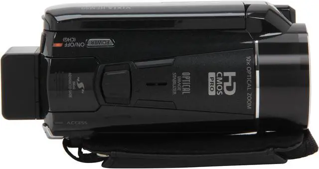 Alt view image 6 of 8 - Canon VIXIA HF M50 (6094B001) Black 1/3" CMOS 3.0" 230K Touch LCD 10X Optical Zoom Full HD Flash Memory Camcorder