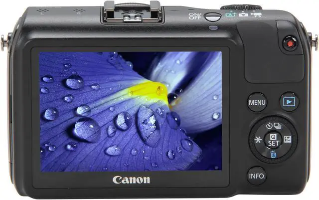 Alt view image 4 of 8 - Canon EOS M Black 18 MP Compact Mirrorless System Camera with EF-M 22mm STM Lens