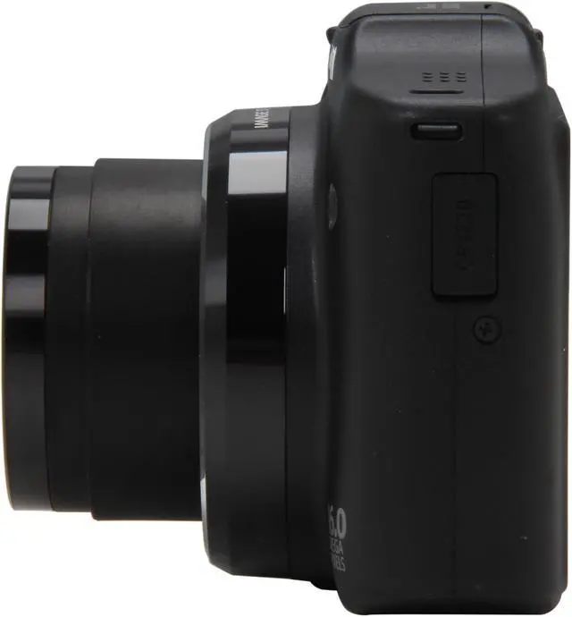 Alt view image 3 of 9 - Canon PowerShot SX160 IS Black Approx. 16 MP 16X Optical Zoom 28mm Wide Angle Digital Camera HDTV Output