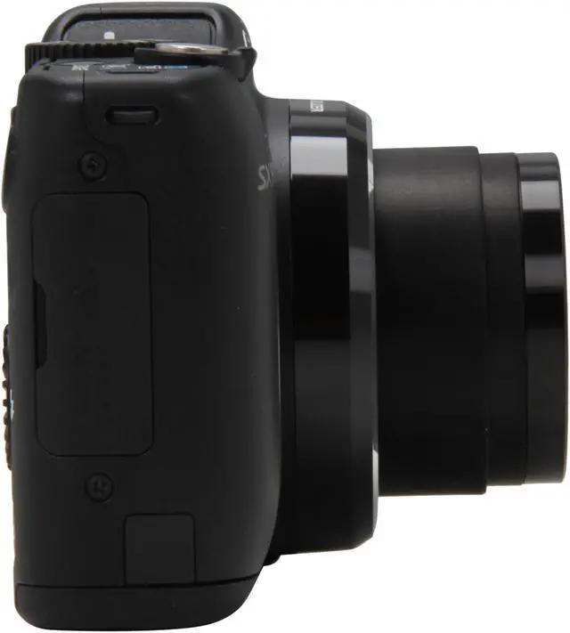 Alt view image 5 of 9 - Canon PowerShot SX160 IS Black Approx. 16 MP 16X Optical Zoom 28mm Wide Angle Digital Camera HDTV Output