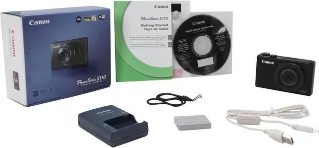 Alt view image 9 of 9 - Canon PowerShot S110 Black Approx. 12.1 MP 5X Optical Zoom 24mm Wide Angle Digital Camera HDTV Output