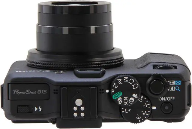 Alt view image 7 of 9 - Canon PowerShot G15 Black Approx. 12.1 MP 5X Optical Zoom 28mm Wide Angle Digital Camera HDTV Output