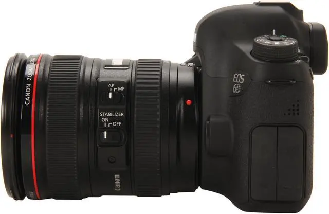 Alt view image 3 of 8 - Canon EOS 6D 8035B009 Black Approx. 20.2 MP Digital SLR Camera with EF 24-105mm f/4L IS USM Lens