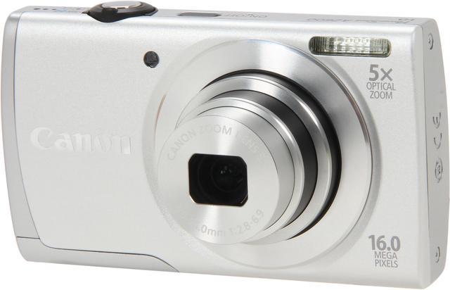 Canon PowerShot A2600 Silver 16.0 MP 28mm Wide Angle Digital