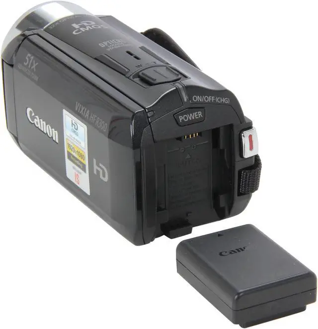Alt view image 7 of 8 - Canon Vixia HF R300 Full HD Flash Memory Camcorder with 51x Advanced Zoom