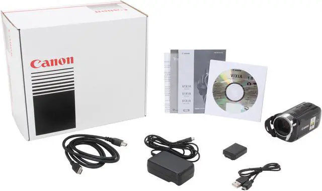Alt view image 8 of 8 - Canon Vixia HF R300 Full HD Flash Memory Camcorder with 51x Advanced Zoom