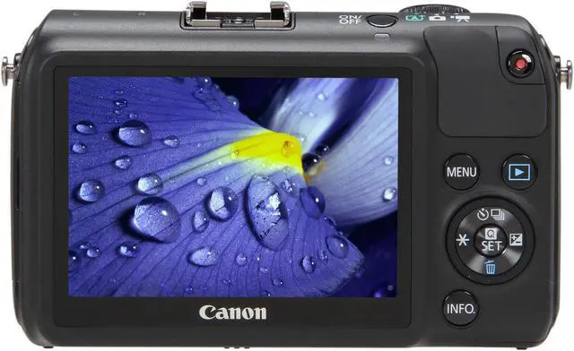 Alt view image 4 of 8 - Canon EOS M (6609B074) Black 18 MP 3.0" 1040K LCD Compact Mirrorless System Camera with EF-M 18-55mm f/3.5-5.6 IS STM Kit