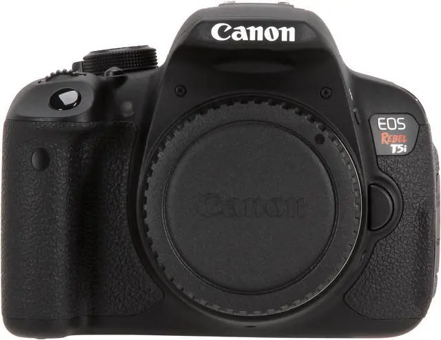 Alt view image 2 of 11 - Canon EOS Rebel T5i 8595B001 Black 18.0 MP Digital SLR Camera - Body Only