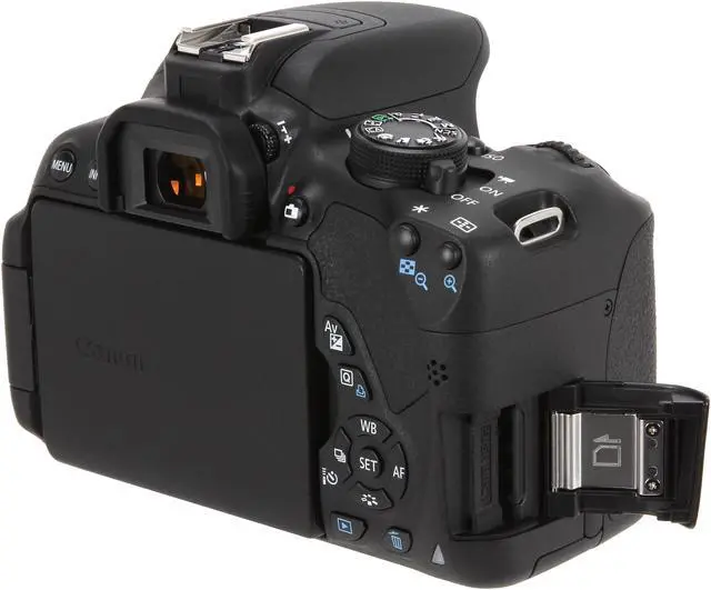 Alt view image 7 of 11 - Canon EOS Rebel T5i 8595B001 Black 18.0 MP Digital SLR Camera - Body Only