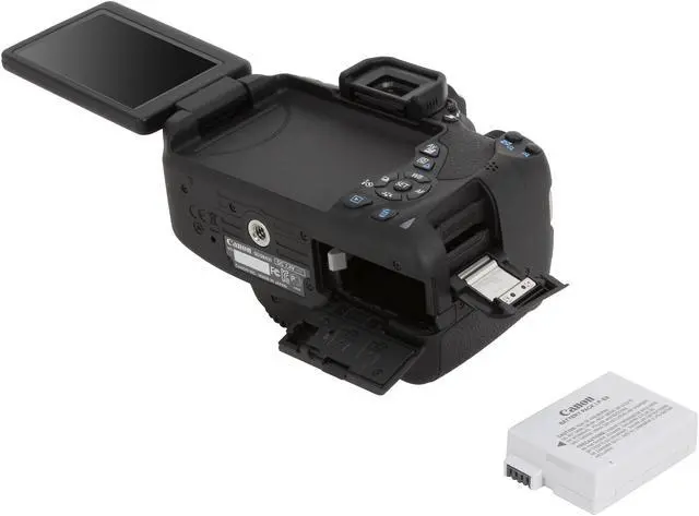 Alt view image 10 of 11 - Canon EOS Rebel T5i 8595B001 Black 18.0 MP Digital SLR Camera - Body Only