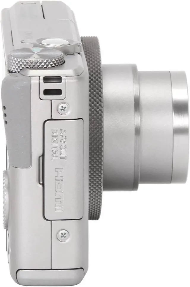 Alt view image 3 of 9 - Canon PowerShot S110 Silver 12.1 MP 5X Optical Zoom 24mm Wide Angle Digital Camera HDTV Output