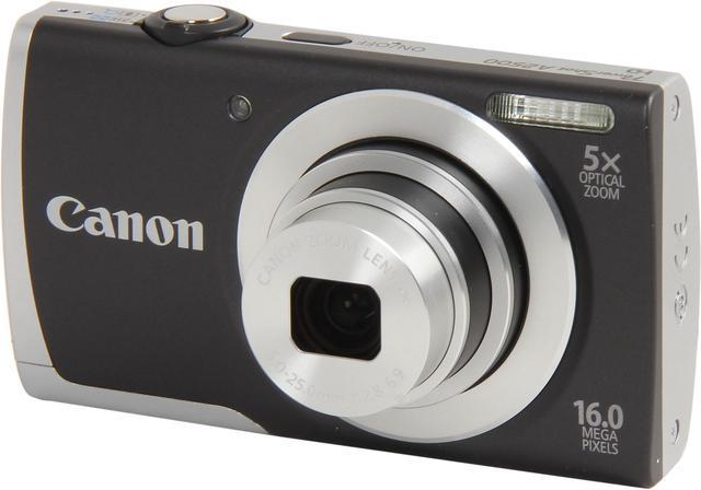 Canon PowerShot A2500 16 Megapixel Compact Camera, Red 