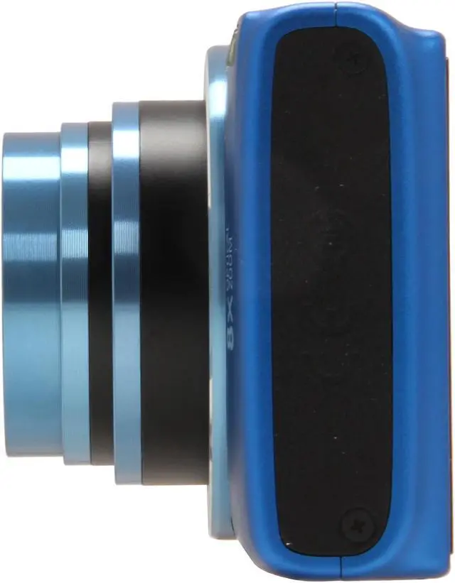 Alt view image 3 of 11 - Canon PowerShot ELPH 115 IS Blue 16 MP 8X Optical Zoom 28mm Wide Angle Digital Camera with Built Case and 8GB SDHC Card Bundle