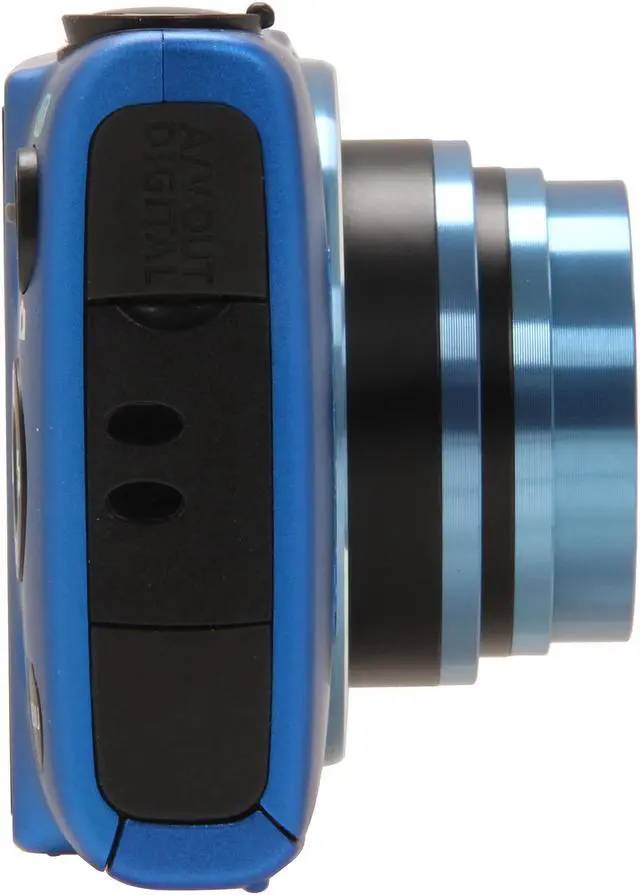 Alt view image 5 of 11 - Canon PowerShot ELPH 115 IS Blue 16 MP 8X Optical Zoom 28mm Wide Angle Digital Camera with Built Case and 8GB SDHC Card Bundle