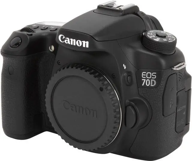 Main image of Canon EOS 70D (8469B002) Digital SLR Cameras Black 20.2 MP Digital SLR Camera - Body