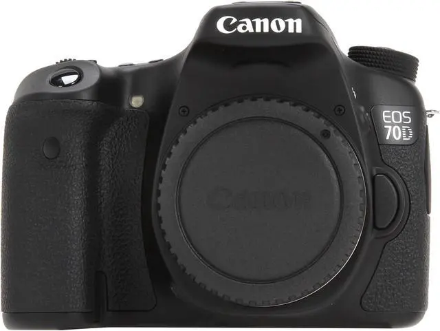 Alt view image 3 of 11 - Canon EOS 70D (8469B002) Digital SLR Cameras Black 20.2 MP Digital SLR Camera - Body
