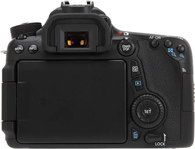 Alt view image 5 of 11 - Canon EOS 70D (8469B002) Digital SLR Cameras Black 20.2 MP Digital SLR Camera - Body