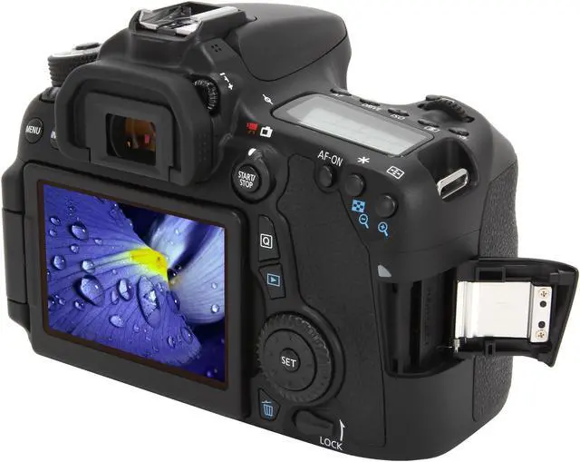 Alt view image 8 of 11 - Canon EOS 70D (8469B002) Digital SLR Cameras Black 20.2 MP Digital SLR Camera - Body