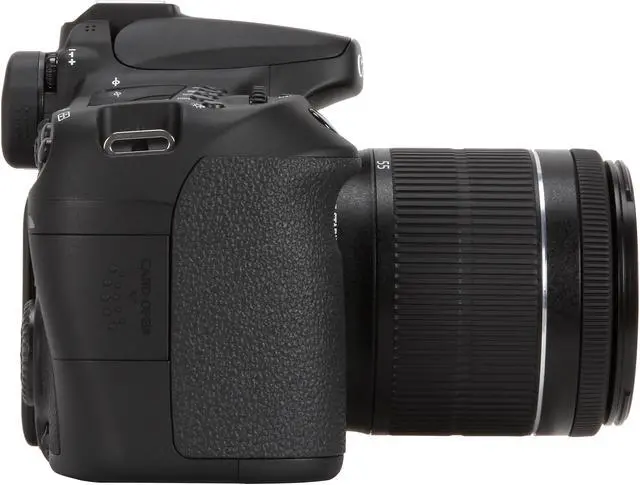 Alt view image 3 of 11 - Canon EOS 70D 8469B009 Digital SLR Cameras Black with 18 - 55mm STM f/3.5-5.6 Lens
