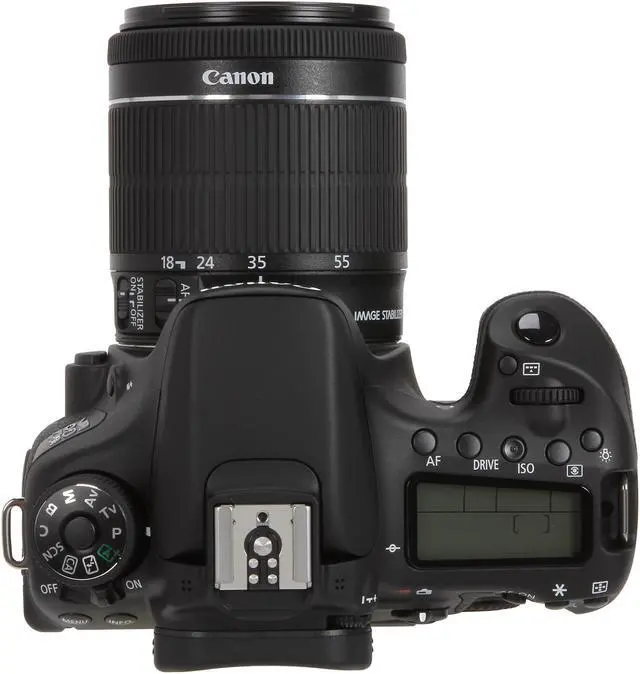Alt view image 8 of 11 - Canon EOS 70D 8469B009 Digital SLR Cameras Black with 18 - 55mm STM f/3.5-5.6 Lens