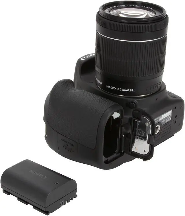 Alt view image 10 of 11 - Canon EOS 70D 8469B009 Digital SLR Cameras Black with 18 - 55mm STM f/3.5-5.6 Lens
