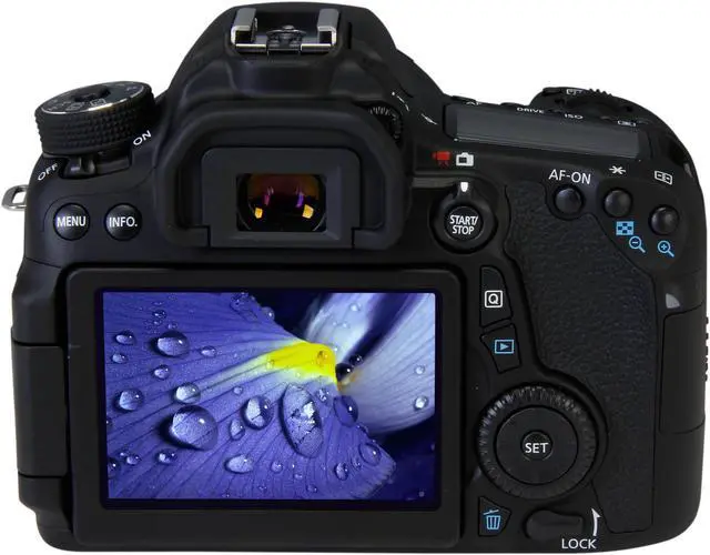 Alt view image 4 of 11 - Canon EOS 70D (8469B016) Digital SLR Cameras Black 20.2 MP Digital SLR Camera with 18-135mm STM f/3.5-5.6 Lens