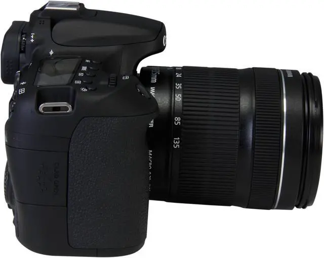 Alt view image 5 of 11 - Canon EOS 70D (8469B016) Digital SLR Cameras Black 20.2 MP Digital SLR Camera with 18-135mm STM f/3.5-5.6 Lens
