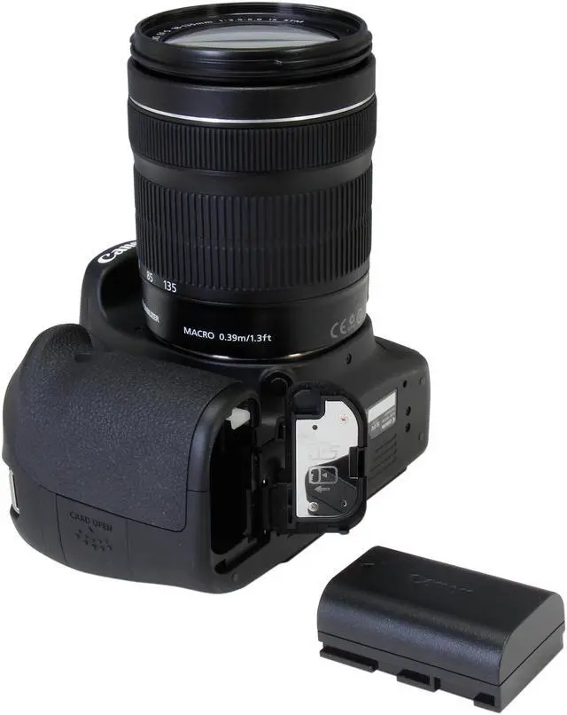 Alt view image 10 of 11 - Canon EOS 70D (8469B016) Digital SLR Cameras Black 20.2 MP Digital SLR Camera with 18-135mm STM f/3.5-5.6 Lens