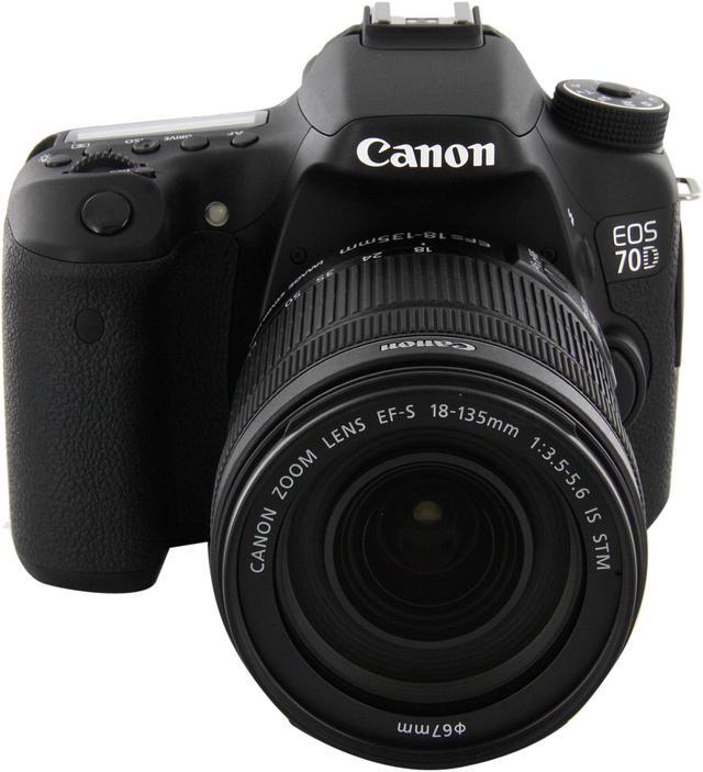 Canon EOS 70D (8469B016) Digital SLR Cameras Black Digital SLR