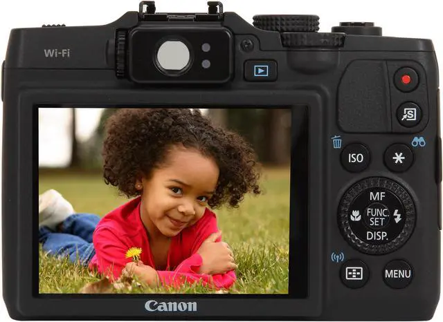 Alt view image 5 of 9 - Canon PowerShot G16 Black Approx. 12.1 Megapixels 5X Optical Zoom 28mm Wide Angle Digital Camera