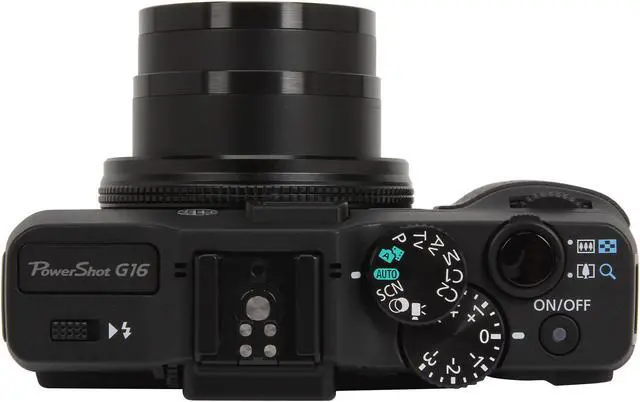 Alt view image 7 of 9 - Canon PowerShot G16 Black Approx. 12.1 Megapixels 5X Optical Zoom 28mm Wide Angle Digital Camera