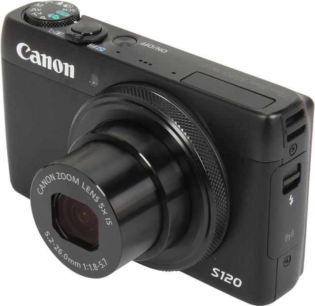 Canon PowerShot S120 Black Approx. 12.1 Megapixels Digital Camera