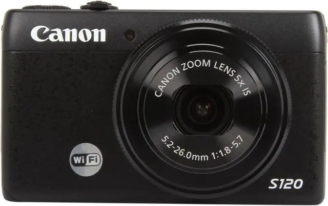 Alt view image 3 of 9 - Canon PowerShot S120 Black Approx. 12.1 Megapixels 5X Optical Zoom Digital Camera