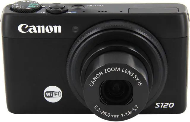 【美品/即日発送】Canon Powershot S120 USED Canon PowerShot S120 12.1 MP CMOS Silver Excellent FREE