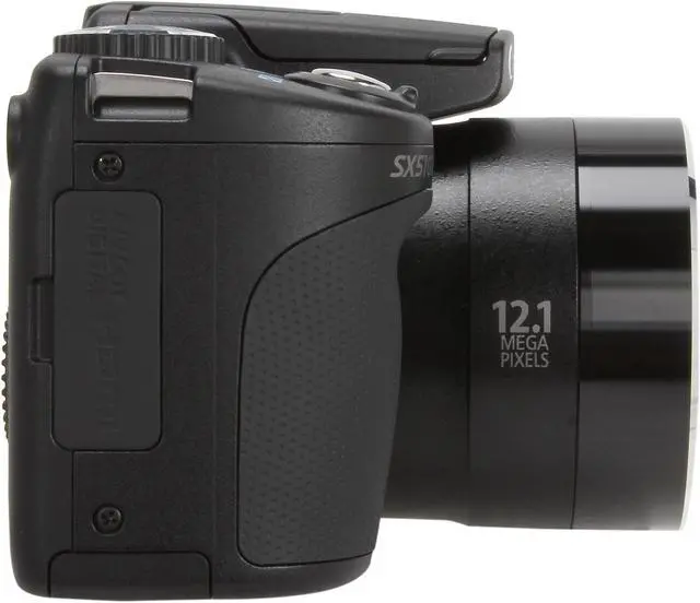 Alt view image 3 of 9 - Canon PowerShot SX510 HS Black Approx. 12.1 Megapixels 30X Optical Zoom Digital Camera