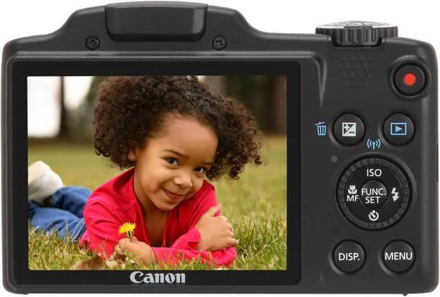 Alt view image 4 of 9 - Canon PowerShot SX510 HS Black Approx. 12.1 Megapixels 30X Optical Zoom Digital Camera