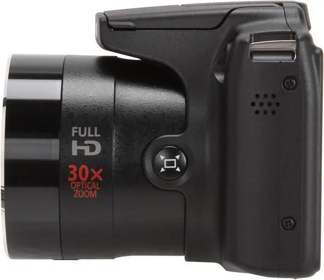 Alt view image 5 of 9 - Canon PowerShot SX510 HS Black Approx. 12.1 Megapixels 30X Optical Zoom Digital Camera