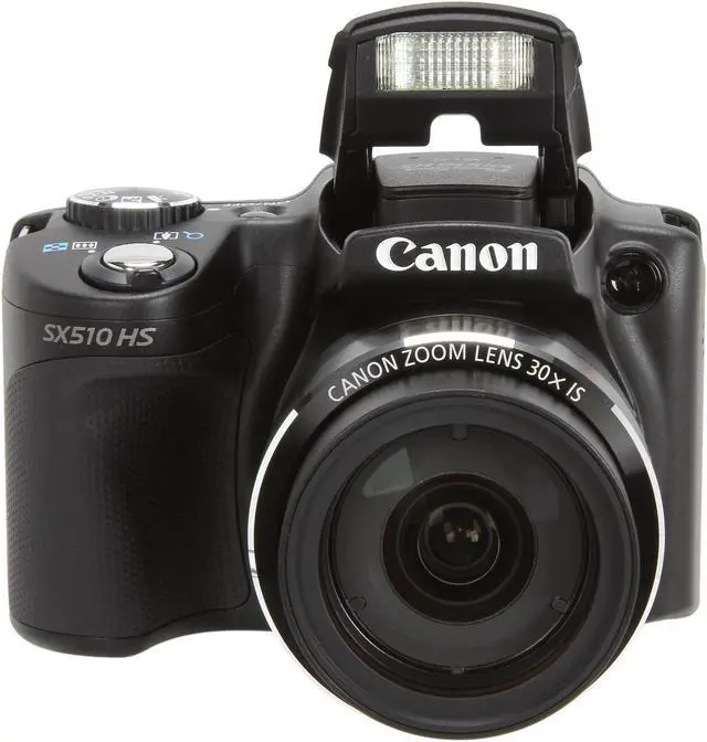 Alt view image 7 of 9 - Canon PowerShot SX510 HS Black Approx. 12.1 Megapixels 30X Optical Zoom Digital Camera
