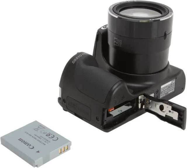 Alt view image 8 of 9 - Canon PowerShot SX510 HS Black Approx. 12.1 Megapixels 30X Optical Zoom Digital Camera